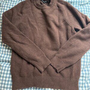 Banana Republic Brown Crewneck teddy sweater